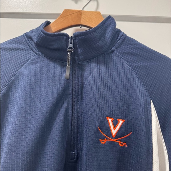 Turfer Virgina 1/4 zip jacket navy size large - Picture 2 of 6